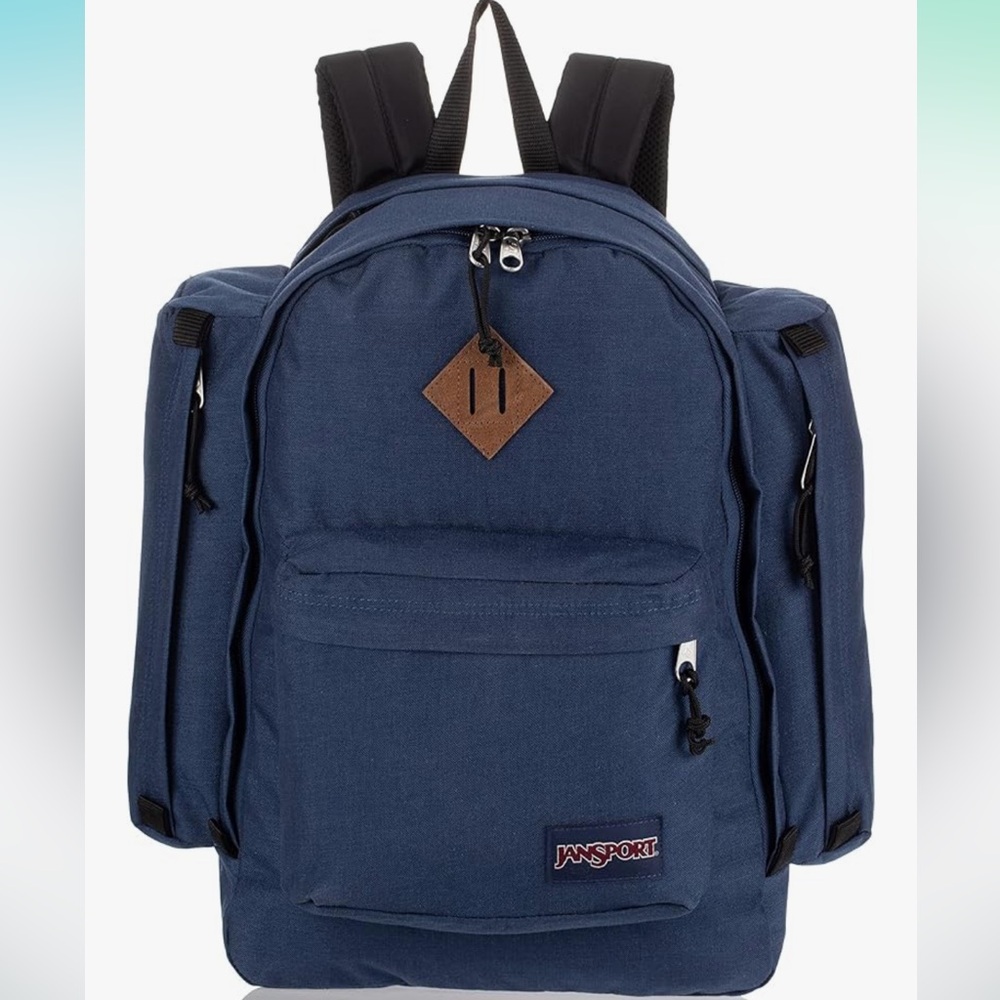 Jansport Navy Backpack with Multiple Pockets